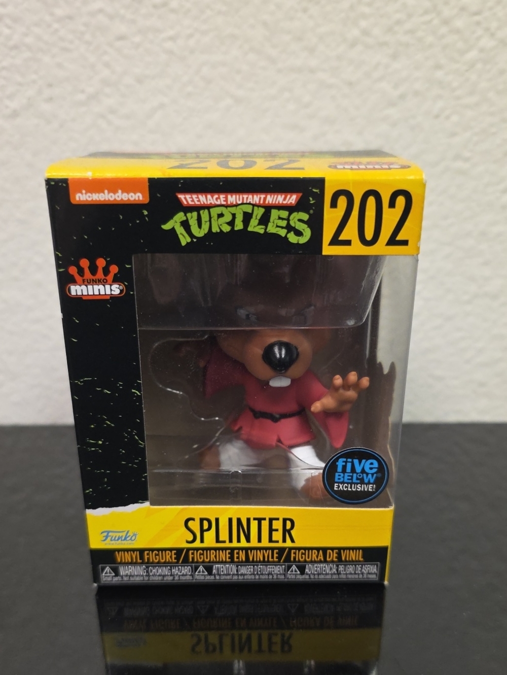 Funko Minis TMNT Splinter #202 Five Below Exclusive Vinyl Figure